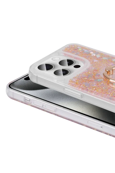 KILIFTECH iPhone 15 Pro Uyumlu Zore Milce Kılıf-Pembe - Resim 4