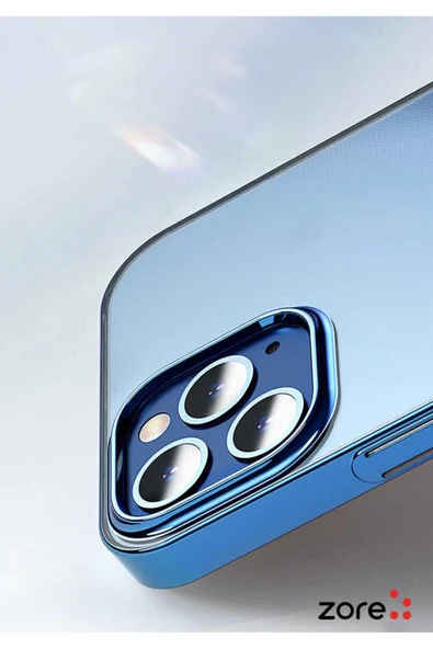 KILIFTECH iPhone 12 Pro Max Uyumlu Zore Pixel Kılıf-Lacivert - Resim 5