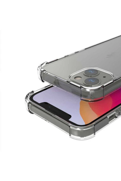KILIFTECH iPhone 13 Uyumlu Zore Nitro Anti Shock Silikon-Renksiz - Resim 6