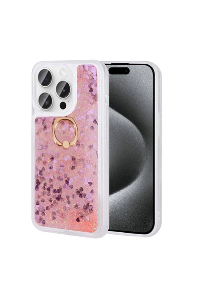 KILIFTECH iPhone 15 Pro Uyumlu Zore Milce Kılıf-Pembe ürün görseli 1