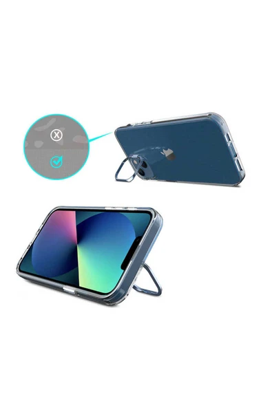 Goktugaksesuar iPhone 13 Uyumlu Zore Skuba Kılıf-Gold - Resim 2