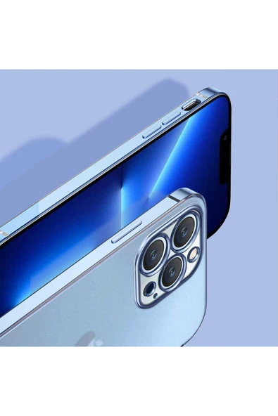 KILIFTECH iPhone 13 Pro Uyumlu Zore Mat Gbox Kılıf-Siyah - Resim 4