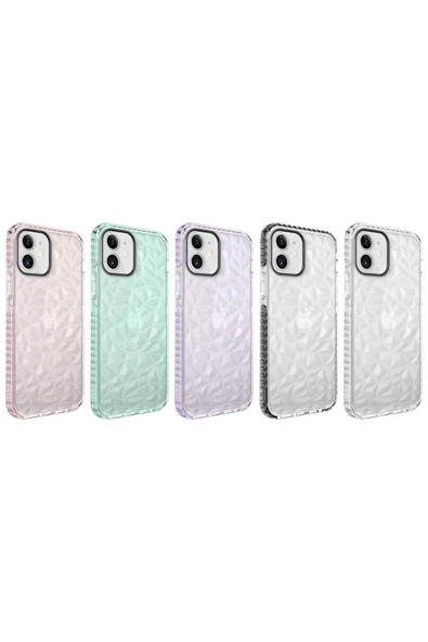 KILIFTECH iPhone 12 Uyumlu Zore Buzz Kılıf-Pembe - Resim 2