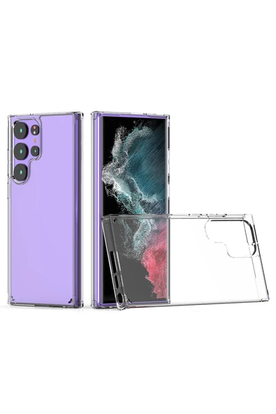 KILIFTECH Galaxy S23 Ultra Uyumlu Zore Coss Kılıf-Renksiz ürün görseli