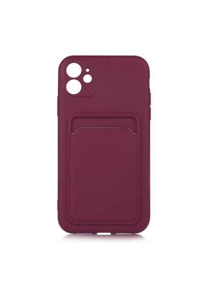 zore iPhone 12 Uyumlu  Ofix Kılıf-Mürdüm ürün görseli