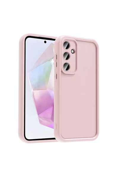 FZD GLOBAL Galaxy A36 Kılıf Kamera Korumalı FZD Ananas Kapak - Koyu Yeşil - Resim 2