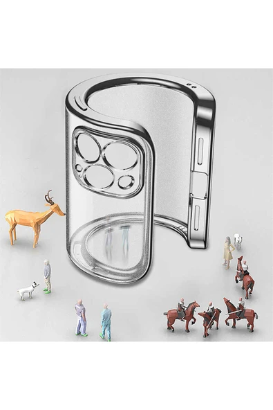 KILIFTECH iPhone 13 Pro Uyumlu Zore Mat Gbox Kılıf-Siyah - Resim 2