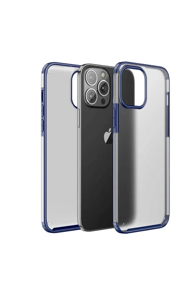 zore iPhone 13 Pro Uyumlu Zore Volks Kılıf-Lacivert ürün görseli