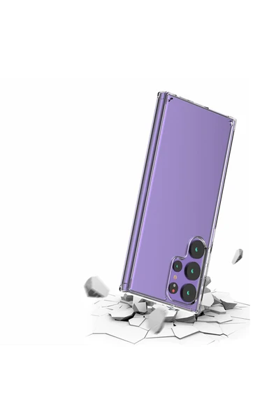 KILIFTECH Galaxy S23 Ultra Uyumlu Zore Coss Kılıf-Renksiz - Resim 3