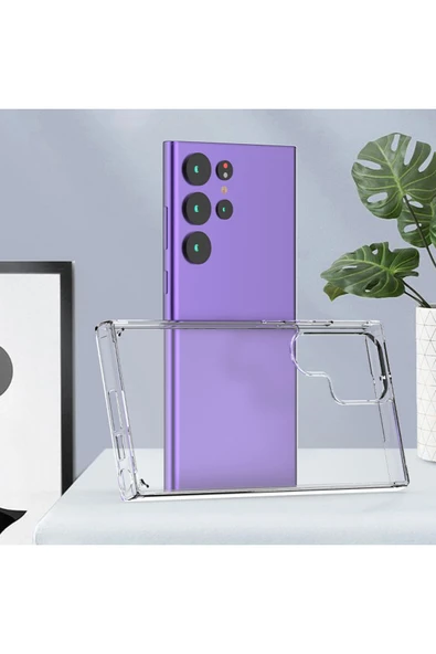 KILIFTECH Galaxy S23 Ultra Uyumlu Zore Coss Kılıf-Renksiz - Resim 2