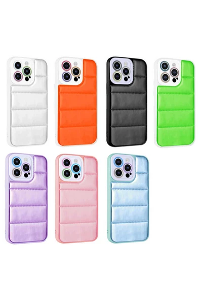 KILIFTECH iPhone 12 Pro Uyumlu Kamera Korumalı AiHTTgli Renkli Zore Seksek Kılıf-Mavi - 2