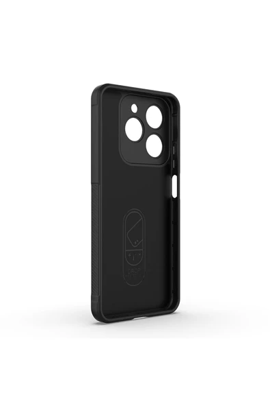 zore Realme C61 Kılıf Esnek TPU Oyuklu Arka Yüzey Tasarımlı SYS Etnik Silikon Kapak - Lacivert - 4