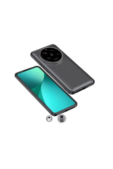 KILIFTECH Xiaomi Mi 14 Ultra Kılıf Zore Volks Kapak-Renksiz - 4