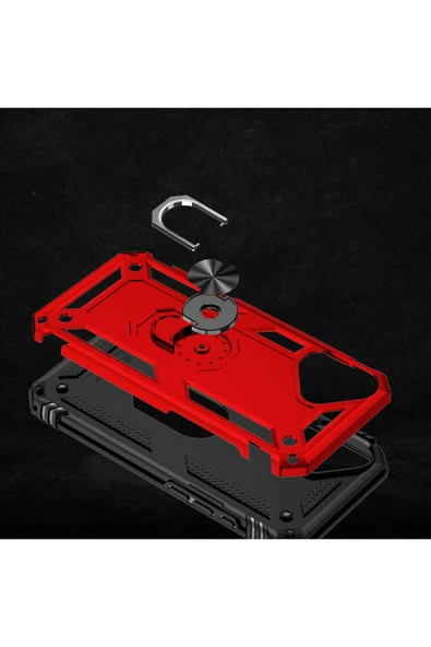 KILIFTECH Apple iPhone 16 Plus Kılıf Zore Vega Kapak-Siyah - Resim 5