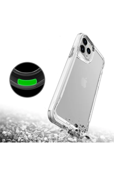 KILIFTECH iPhone 11 Pro Max Uyumlu Zore T-Max Kılıf-Renksiz - Resim 4