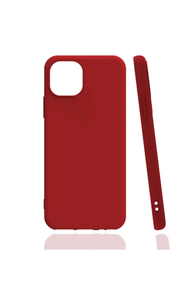 KILIFTECH iPhone 13 Mini Uyumlu Zore Biye Silikon-Kırmızı ürün görseli