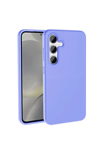 KILIFTECH Galaxy S24 Plus Kılıf Magsafe Şarj Özellikli Sıvı Teknolojili Silinebilir Sert Zore Kivi Kapak-Lila ürün görseli