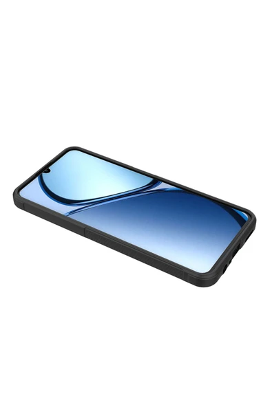 zore Realme C61 Kılıf Esnek TPU Oyuklu Arka Yüzey Tasarımlı SYS Etnik Silikon Kapak - Lacivert - 7