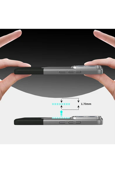 KILIFTECH 14T Pro Kılıf Mıknatıslı KTH Duble Kapak - Lacivert - Resim 3