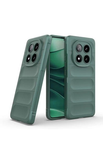 zore Redmi Note 14 Pro 5G Kılıf Esnek TPU Oyuklu Arka Yüzey Tasarımlı SYS Etnik Silikon Kapak - Lacivert - Resim 8