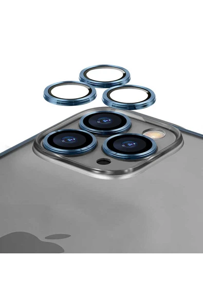 KILIFTECH iPhone 12 Uyumlu Zore Retro Kılıf-Mavi - Resim 5