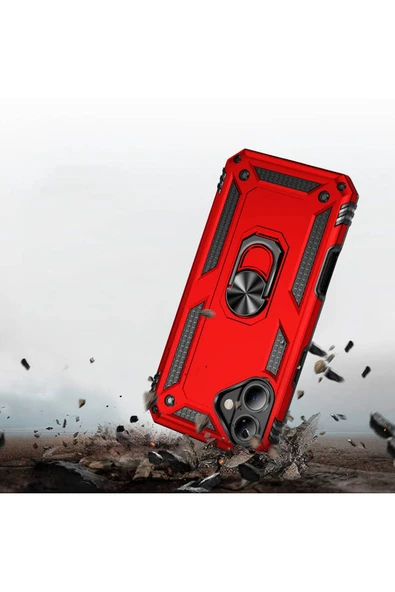 KILIFTECH Apple iPhone 16 Plus Kılıf Zore Vega Kapak-Siyah - Resim 4