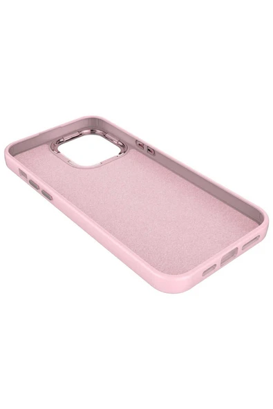 KILIFTECH iPhone 14 Uyumlu Metal Çerçeve ve Buton Tasarımlı Silikon Zore Luna Kılıf-Koyu Yeşil - Resim 6