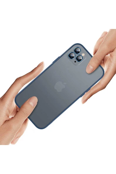 KILIFTECH iPhone 12 Uyumlu Zore Retro Kılıf-Mavi - Resim 3