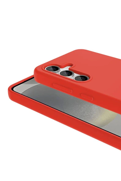 KILIFTECH Galaxy S24 Plus Kılıf Magsafe Şarj Özellikli Sıvı Teknolojili Silinebilir Sert Zore Kivi Kapak-Lila - Resim 2