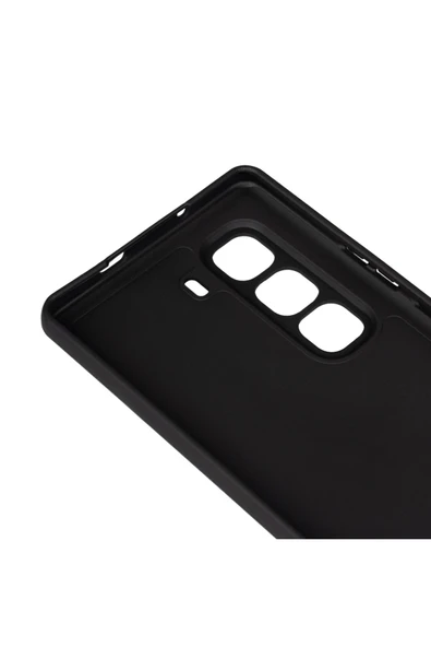 zore İnfinix Hot 50 Pro Plus 4G Kılıf EMP Biye Silikon - Mavi - 3