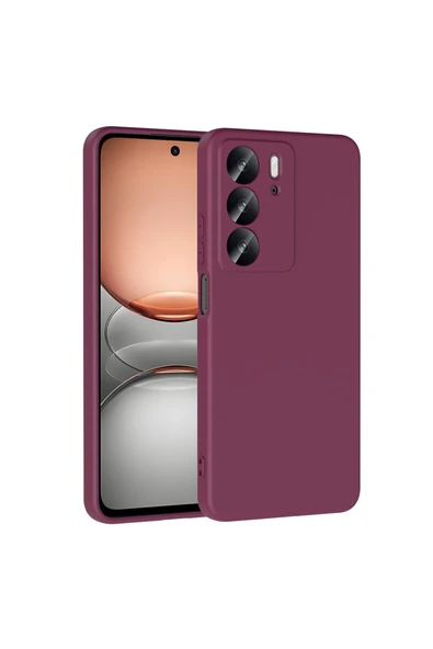 KILIFTECH Realme C75 Kılıf KTH Mara Lansman Kapak - Koyu Mor ürün görseli 1