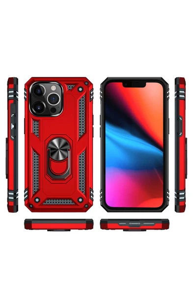 KILIFTECH iPhone 13 Pro Uyumlu Zore Vega Kılıf-Gold - Resim 4