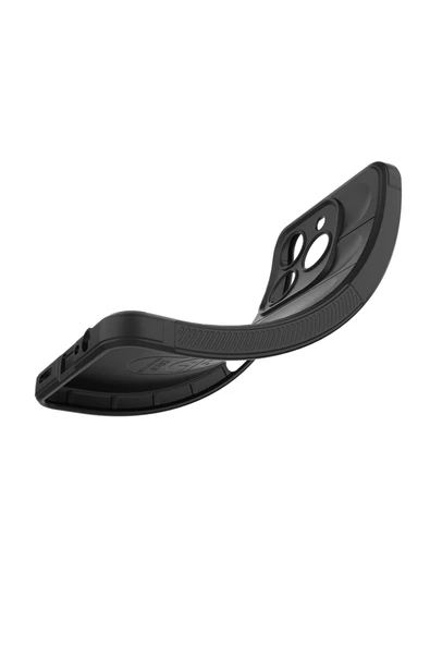 zore Realme C61 Kılıf Esnek TPU Oyuklu Arka Yüzey Tasarımlı SYS Etnik Silikon Kapak - Lacivert - 5