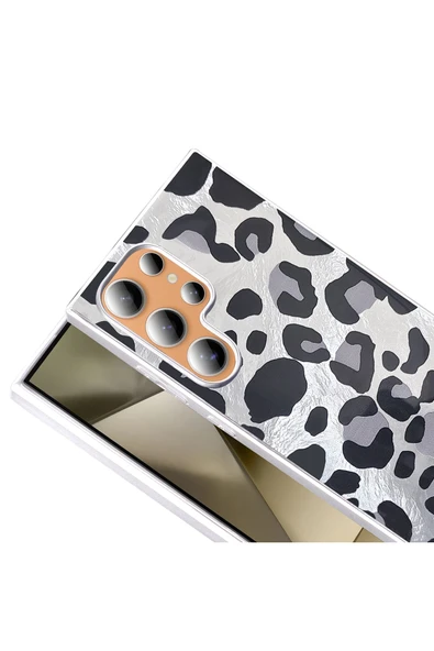 KILIFTECH Galaxy S23 Ultra Kılıf Desenli KTH Mep Kapak - Geometrik - Resim 8