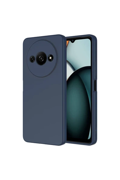 KILIFTECH Xiaomi Redmi A3 4G 2024 Kılıf Zore Mara Lansman Kapak-Lacivert