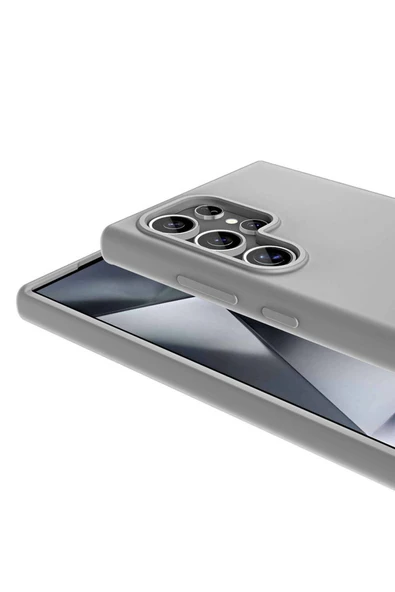 KILIFTECH Galaxy S24 Ultra Kılıf Magsafe Şarj Özellikli Sıvı Teknolojili Silinebilir Sert Zore Kivi Kapak-Kırm - Resim 4