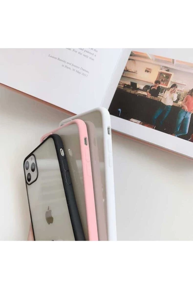 KILIFTECH iPhone 12 Uyumlu Zore Endi Kılıf-Pembe - Resim 4