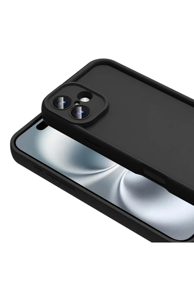 zore iPhone 16 Plus Kılıf Kamera Korumalı SYS Ananas Kapak - Pembe - Resim 6