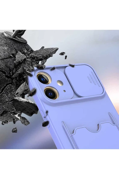 KILIFTECH iPhone 12 Uyumlu  Kartix Kılıf-Siyah - Resim 3