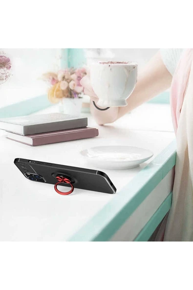 KILIFTECH iPhone 13 Mini Uyumlu Zore Ravel Silikon Kılıf-Siyah - Resim 5