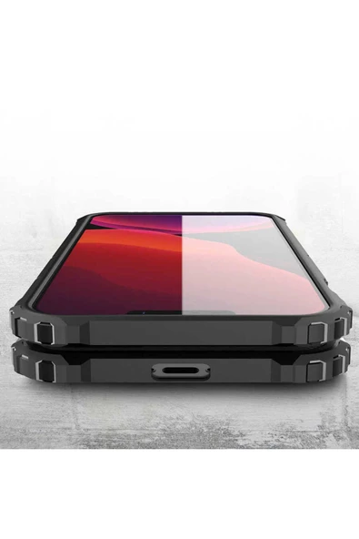 KILIFTECH iPhone 13 Pro Uyumlu Zore Crash Silikon Kılıf-Mavi - Resim 5