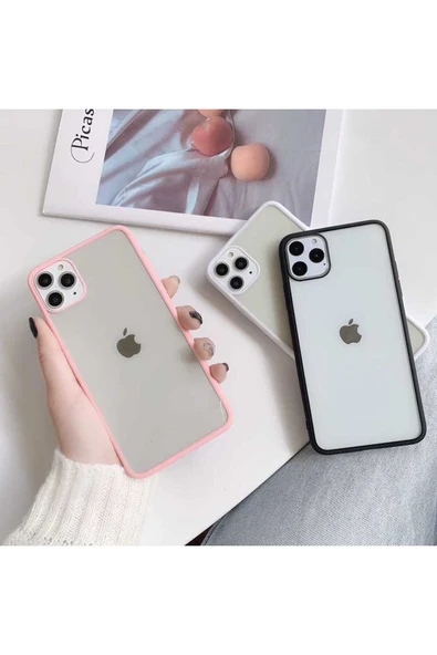 KILIFTECH iPhone 12 Uyumlu Zore Endi Kılıf-Pembe - Resim 2