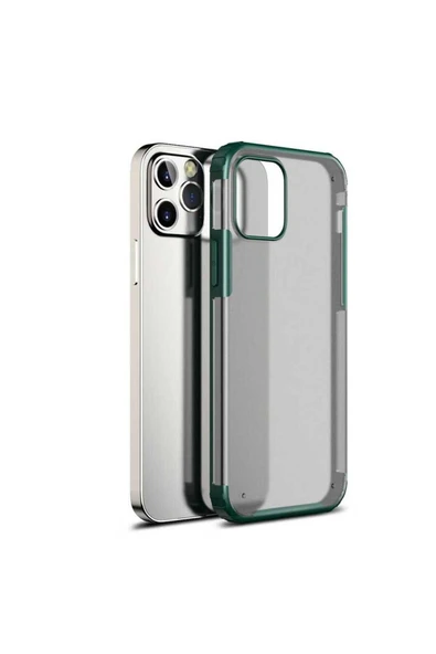 KILIFTECH iPhone 12 Pro Uyumlu Zore Volks Kılıf-Koyu Yeşil ürün görseli