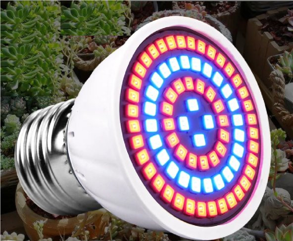 Bitki Çiçek Yetiştirme Lambası CE Sertifikalı 80 Led Full Spektrum 220v Bitki Gelişimi Hızlandırma