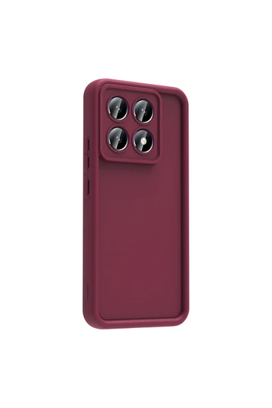 zore 14T Pro Kılıf Kamera Korumalı YTSG Ananas Kapak - Koyu Yeşil - Resim 7