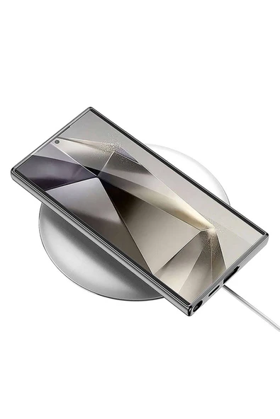 KILIFTECH Galaxy S24 Ultra Kılıf Kamera Korumalı Suni Deri Tasarım Zore Yeni Seri Procase Kapak-Titanyum-Gri - 4