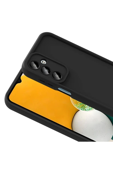 KILIFTECH Galaxy A26 Kılıf Kamera Korumalı KTH Ananas Kapak - Siyah - Resim 8