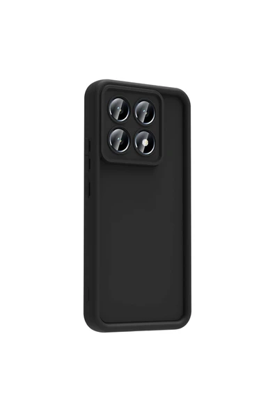 zore 14T Pro Kılıf Kamera Korumalı YTSG Ananas Kapak - Koyu Yeşil - Resim 5