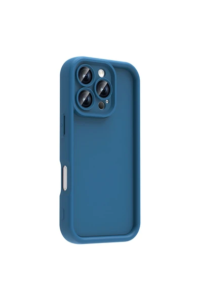 zore iPhone 16 Pro Kılıf Kamera Korumalı EMP Ananas Kapak - Mürdüm - Resim 7