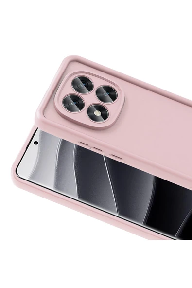 KILIFTECH Redmi Note 14 Pro Plus Kılıf Kamera Korumalı KTH Ananas Kapak - Pembe - Resim 4